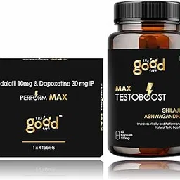 The Good life | MAX Testoboost | Perform MAX | for Men with Tribulus, Ashwagandha and Safed Musli for Strength, Stamina | MAX Testoboost Shilajit and Ashwagandha-image-3