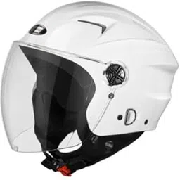 STUDDS RAY Super STUDDS RAY ISI Certified Open FACE Helmet for Men and Women with D - Ring Lock (White XL)-picture-15