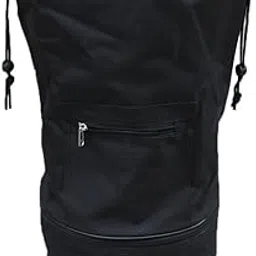 UJEAVETTE Basketball Carry Bag Mesh Sports Equipment Backpack Shoulder Strap Black-image-62