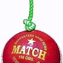 SL Leather Match Practice Hanging Cricket Ball Red Pack of 1 (Club Size)-picture-23