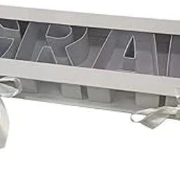 trendynest TRENDYNEST® Grad Empty Flower Box Cardboard Floral Packaging For Anniversary Party Candy White | Home & Garden | Greeting Cards & Party Supply | Gift Wrapping Supplies | Gift Boxes-picture-37