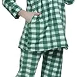 Woolen Night Suit Dotted Pink for Women's and Girls-image-69