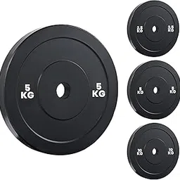 Bullar Rubber Standard Weight Plates for Home Gym, Commercial Gym, Weightlifting, Bodybuilding, Powerlifting 28 mm (70 Kg, Rubber)-picture-21