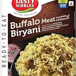 TASTY NIBBLES Ready to Eat Buffalo Meat BIRYANI 300GM Pouch| Kerala Special | Open Heat & Eat | Non-Vegetarian | No Added Preservatives | Japanese Retort Technology 300GM Pouch-image-3