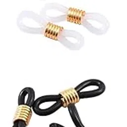 The Style Sutra 100Pcs Ends Eyeglass Glasses Holder Repair Chain Cord Loop Ends White Black|Crafts | Beads & Jewelry Making | Jewelry Findings | Jewelry Connectors & Bails-image-16