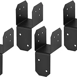 4 Pieces Post Anchor Connector Mending Plate for Furniture Pavilions Pergola 3.8Cm | Home & Garden | Home Improvement | Building & Hardware | Nails Screws & Fasteners | Braces & Brackets-picture-23