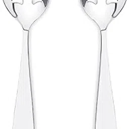 Culinex by thinKitchen | Deluxe Stainless Steel Slotted Spoon Set | Set of 2 | 100% Food Grade SS430 | Sleek Mirror Finish | Rust-Resistant, Ergonomic, Dishwasher Safe | Ideal for Daily & Festive Use-image-11