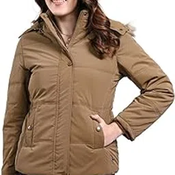 monte carlo Women Regular Fit Solid Hooded Neck Side Pocket Zipper Closure Full Sleeve Winter Jacket| Women Winter Jacket | Stylish Zipper Jacket | Casual Winter Wear For Women's (Pack Of 1)-picture-18