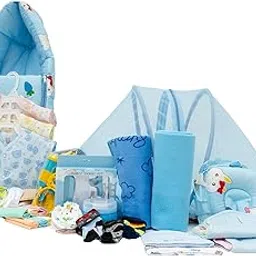 50 Pieces New Born Baby Essential KIT (Maternity KIT) Blue-picture-18