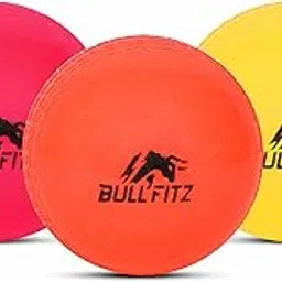 BULL FITZ Cricket Wind Ball for Match & Practice | Synthetic Swing Training Ball for Indoor, Outdoor, Street & Beach | Multicolor (Orange-Green-Pink, Pack of 3)-image-33
