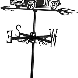 LICHTS®Black Pickup Truck Weathervane Gift Truck Ornament for Fence Roof Mount Lawn|Home & Garden | Yard, Garden & Outdoor Living | Garden Décor| Weathervanes-picture-56