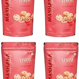 Vishnu Delight Tomato Treat Organic Roasted Makhana, (60g Each Pack of 4), Tangy Tomato Flavored - Perfect Snack for Those Who Love the Taste of Fresh Tomatoes-picture-26