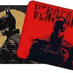 SoulAbiti Set of 2 Premium Batman Gaming Mouse Pads with Anti-Slip Rubber Base and Waterproof Surface, Dark Knight Vengeance Designs, Anti Fray, Ideal for Gaming, Office, and Home Use-image-13