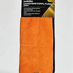 Turtle Wax Microfibre Coral Fleece 2-in-1 Car Cleaning Towel, 40 x 60 cm, 850 GSM, Orange-picture-27