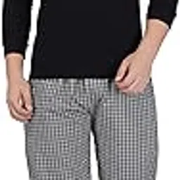 fflirtygo Mens Cotton Pyjama, Sleep Pants, Pyjama for Men, Mens Leisure Wear, Night Wear Pajama Brown and Blue Combo Pack-picture-33