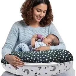 Nursing Pillow for Breastfeeding & Bottle Feeding – Adjustable Baby Feeding Cushion | Soft, Washable & Comfortable | Ideal for Newborns, Tummy Time & Infant Play | Multipurpose Support Pillow-image-51