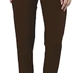 Comfortable Fit Solid Straight Pant, Breathable Cotton Fabric with Side Zip Button Closure, for Women, Pack of 1-image-39
