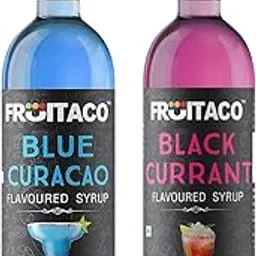 Fruitaco Blue Curacao Black Currant Combo Mocktail, 750Ml each, Liquid-image-2