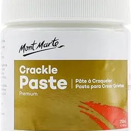 Mont Marte Crackle Paste Premium 8.45 US fl.oz (250ml) Tub for Texture Painting Effect with Opaque Finish, Ideal for a Range of Surfaces-picture-16