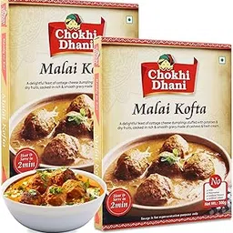 Chokhi Dhani Malai Kofta, Ready to Eat Meal, Instant Premix, Home Style Food Ready in 2 Minutes, Just Heat on Microwave, Stove Top or Hot Water (Pack of 2, 300g Each)-picture-16