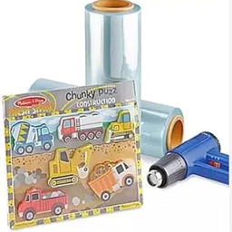 RNSURYAS 100 mtr, 3 inch Heat Shrink Standard quality Film by Hot Air Gun For Shrinking & Fitting Adhesives & Shrink Wrapping, Clear & Transparent (3 INCH)-picture-31