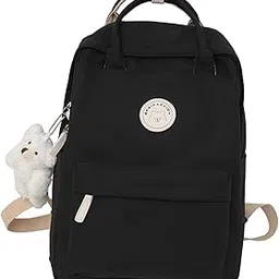 enakshi (label) School Backpack Stylish Lady Bag Rucksack for Backpacking Commuting Climbing Black|Clothing, Shoes & Accessories | Womens Handbags & Bags-picture-32