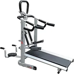FITX Manual Treadmil 4 in 1 Multi J-1560, Non-Electric Manual Treadmill Foldable, Multifunction (Jogger, Stepper, Twister, Push up Bar), 3-Level Incline, 100-kg Max User Weight, 1 Year Warranty-image-11