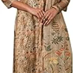 libas Womens Printed Silk Blend Straight Kurta With Trousers and Dupatta-picture-14