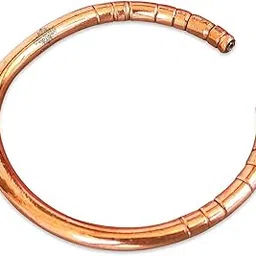 indian art villa Pure Copper Jointless Kada, Handcrafted Healing Bracelet for Men and Women-picture-22