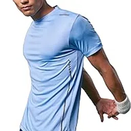 FitMonkey Sports Crew Neck Stretchable Dry fit Tshirt | Regular fit Textured Tshirt for Men |Sport Tshirt for Men | Quick Dry Technology with Moisture Control |Breathable & Lightweight-picture-38