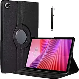ProElite Cover for Lenovo Tab 10.1 inch 2025, 360 Rotatable Smart Flip Case Cover for Lenovo Tab 10.1 inch 2025 Tablet with Stylus Pen, Black-picture-27