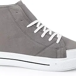 bxxy Men's 3 Inch Hidden Height Increasing Casual Canvas, Sneakers Laceup High Top Shoes.-picture-47