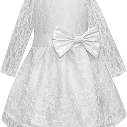 a.t.u.n. (all things uber nice) Girls Fit and Flare Knee Length Double Bow Dress for Party, Birthday and Special Occasion-picture-41