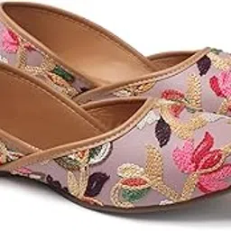 dely bely step into luxury Stylish Embroidered Jutti for Women/Girls | Embellished Ethnic Jutti | Wedding Bellies | Women Ethnic Shoe Traditional Mojari | Kolhapuri/Jaipuri/Punjabi Jutties-picture-41