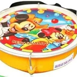 OM Plastic Baby TASA Nagara Dhol with Belt Stick USE for 1 to 5 Year Kids-picture-11