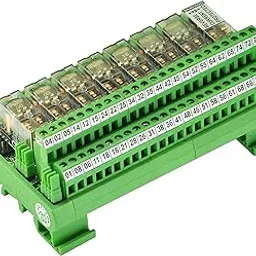 Shavison Relay Module AS395-24V-OE, 2C/O, 8 Channel, 24VDC Coil, OEN Relay, Reverse Blocking Diode, Directly Soldered, Contact Rating : 28VDC/230VAC, 5A-image-2