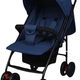 Mothercare Unisex One-Key Fold System Baby Stroller, Blue, 0-3Y-image-66