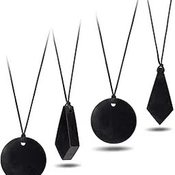Heka Naturals Shungite Crystal Necklace Pendants Set | Healing Crystals & Chakra Necklace - Gemstone Jewelry for Men & Women - Spiritual and Joyous Gifts-picture-13