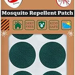 Natural Mosquito Patches for Baby, Adults|12-Hour Protection| DEET-Free, Citronella & Lemongrass Oil| Protects from Dengue, Chikungunya & Malaria (30 Patches, Green)-picture-31
