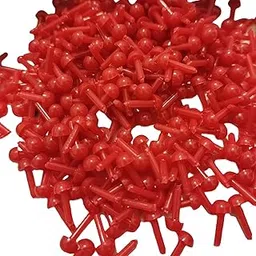 MERISHOPP Round Eyes and Noses Dolls Eyes, 3/4/5/6mm Eyes for Making Plush Animal 5mm image 1