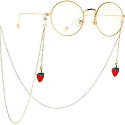 artisoul ARTISOUL™ 10xEyeglass Reading Sunglass Glasses Cord Holder Necklace Chain Red Strawberry | Other Vision Care | Vision Care-picture-23