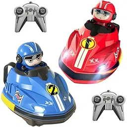 Toddlers Remote Control Cars for Kids, Boys RC Ejecting Bumper Cars Set of 2 Players, RC Battle Race Vehicles Toddlers Toys, Cartoon Vehicles Toys, Christmas Birthday Gift-picture-21