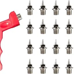 CALANDIS 20Pcs Track Shoe Spikes Sturdy for Short Distance Running Competition Sprint Silver | Track & Field-picture-16