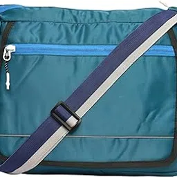 zadinga Canvas Sling Cross Body Travel Office Business Satchel Messenger One Side Shoulder Bag for Men & Women (Light Blue)-picture-50