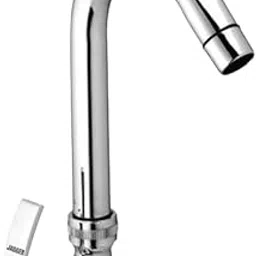 JAGGER Brass Table/Deck-Mounted Swan Neck Taps for Bathroom Wash Basin with Foam Flow, Washbasin Tap with Wall Flange and Teflon Tape (Soft)-picture-28