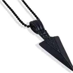 rspr High Polished The Black Arrow Stainless Steel Rocking Pendant for Men and Boys, Medium-picture-34