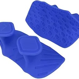 CALANDIS™ 2Pcs Weight Lifting Grips Gym Hand Grips for Exercise Bodybuilding Deadlifts Blue | Gloves Straps & Hooks | Strength Training | Fitness Running & Yoga-image-58