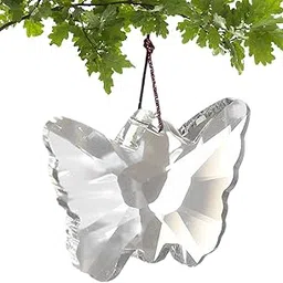 F FABOBJECTS® Butterfly Crystal Pendant Prism Hang | Rainbow Crystal Butterfly | Stylish Butterfly Ornaments, Colorful Pendant Crystal for Home, Window, Indoor-picture-32