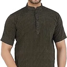 latest chikan Men's Cotton Regular Kurta image 1