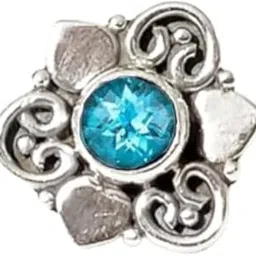 JSAJ NOSE PIN STONE WIRE NOSE PIN 925 STERLING SILVER NOSE PIN FOR GIRLS AND WOMENS BIG NOSE PIN-picture-52